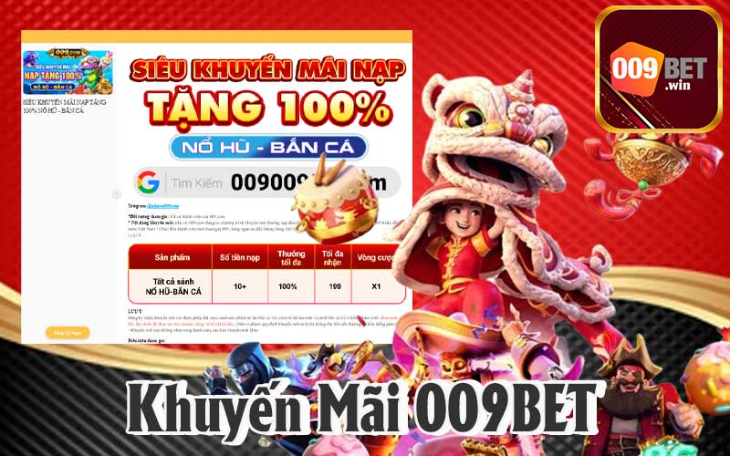 Hệ Thống Các Chương Trình Khuyến Mãi 009Bet